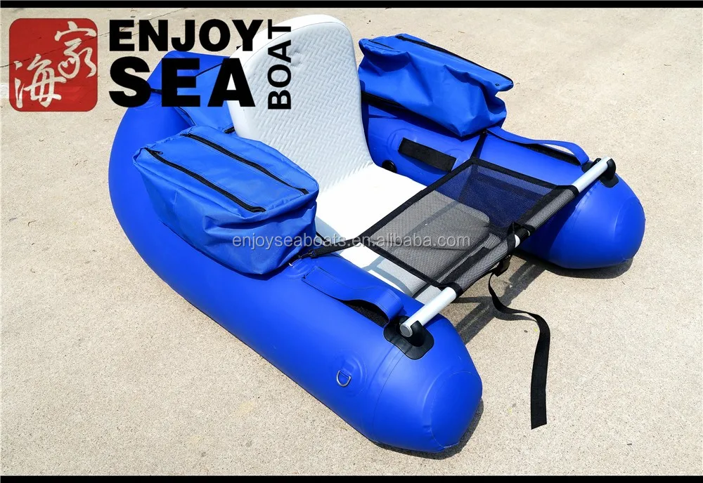 Mini Fly Fishing Boat Float Tube Inflatable Pontoon Fishing Boat