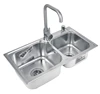 European Style undermount Kitchen Handmade Sink stainless steel