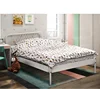 Vintage iron pipe single metal material steel frame simple worker dormitory bed