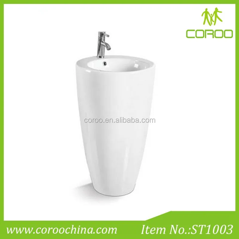Ceramic Hand Wash Pedestal Basin,One-piece Basin - Buy Pedestal Basin ...