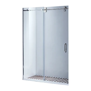 Made In China Bathroom Design Frameless Shower Glass Door 