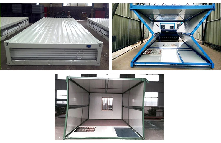 New design modern folding prefab cabin kit foldable container house flat pack
