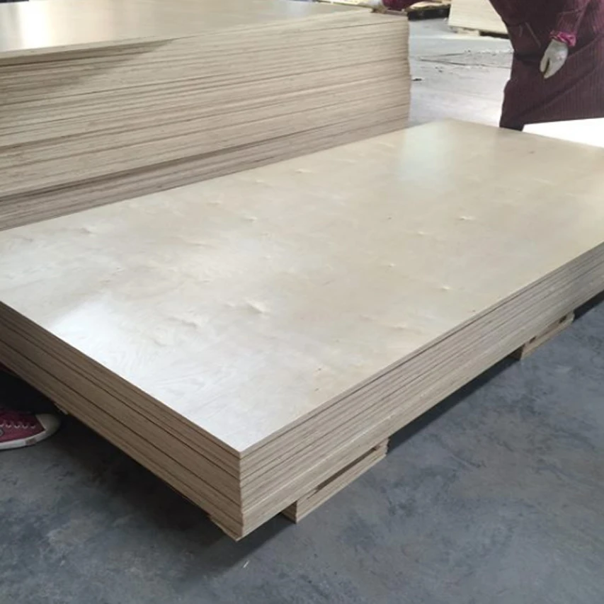 Uv Prefinished Birch Plywood 16mm 18mm Uv Birch/baltic/russia Birch