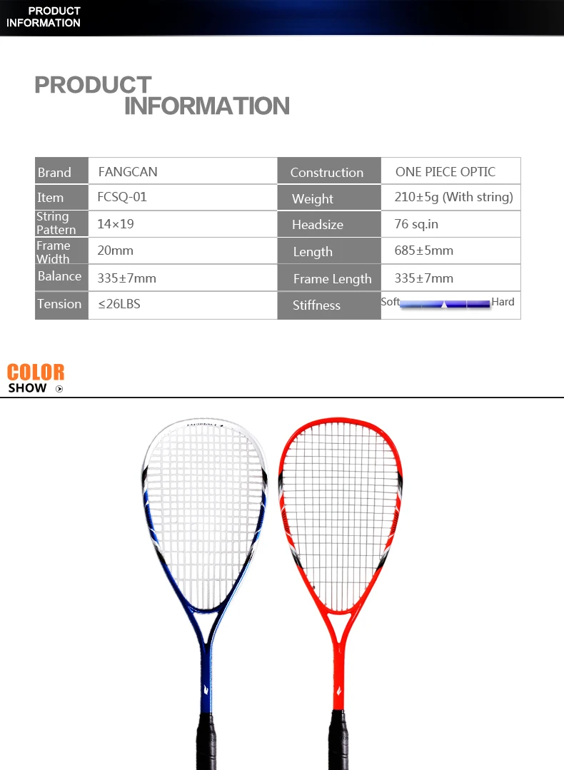 Customized Composite Squash Racket With Aluminum And Titanium Buy