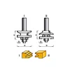 Woodworking YG8 TCT Router Bit Stile & Rail Set - Classical Bit