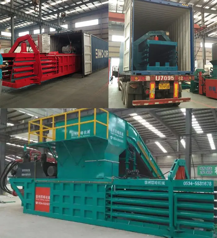 hydraulic hay baler