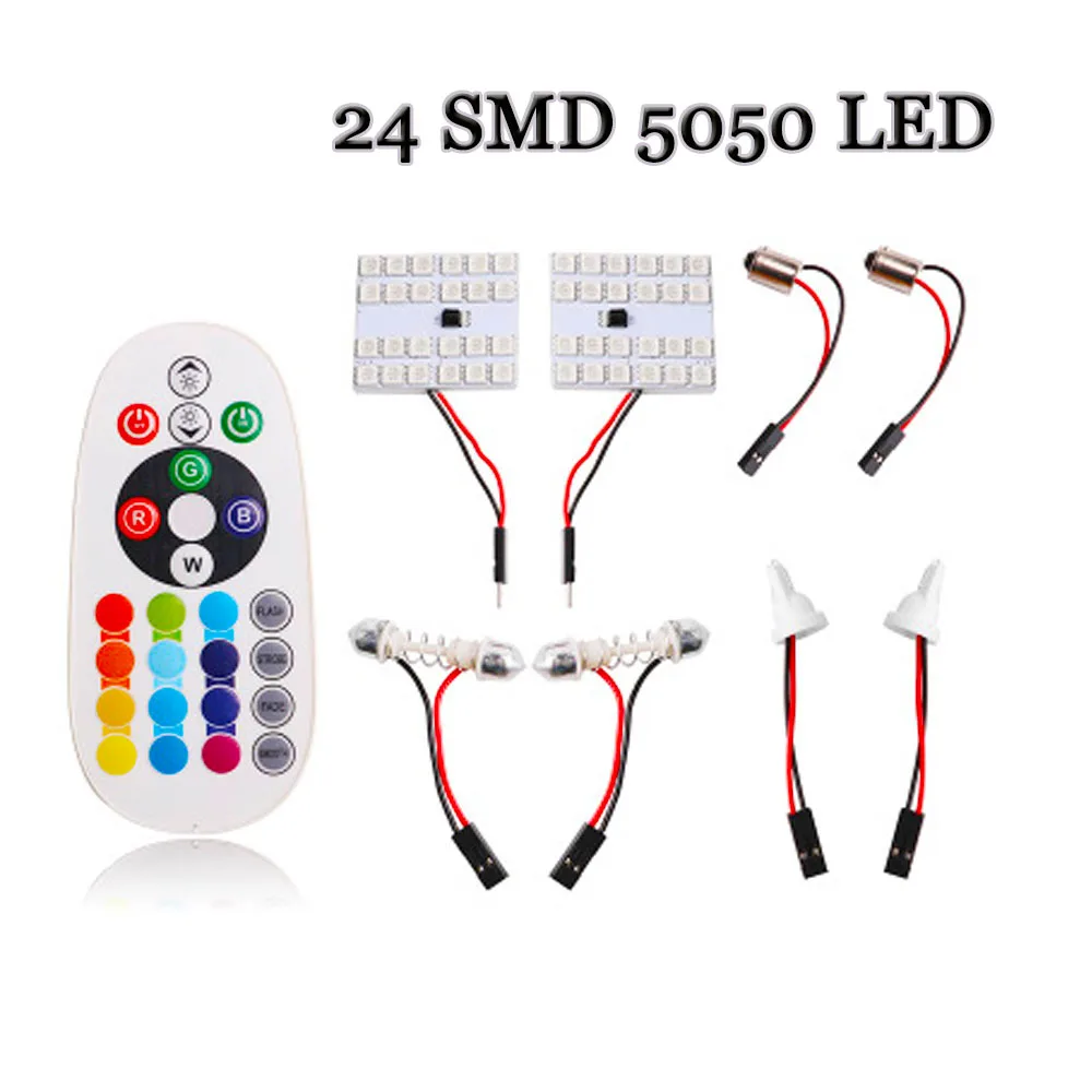 PAGE T10 5050 RGB BA9S RGB 16 colores Cambio de lámpara LED con control remoto PAGE T10 5050 RGB BA9S RGB 16 colores Cambio de lámpara LED con control remoto