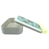 Custom Hot Sales Colorful Organic Eco-friendly Reusable biodegradable bamboo fiber lunch box, bamboo tableware