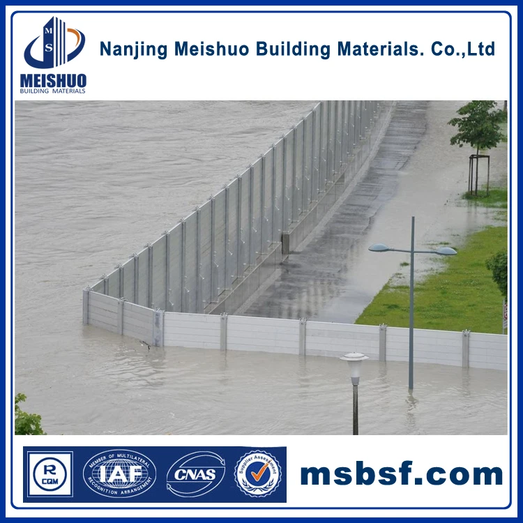 gate aluminum flood barrier