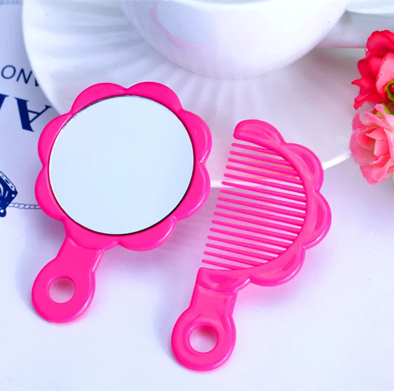 Toys Small Plastic Mirror And Comb Set For Sales Promotion For Children