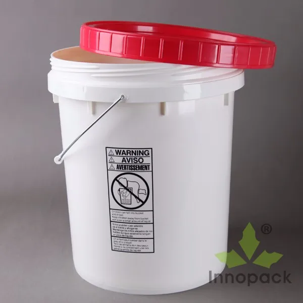 20 Liter Plastic Bucket With Screw Lid 5 Gal Plastic Bucket Wholesale