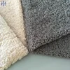100% polyester soft knitting weft special curve fleece fabric