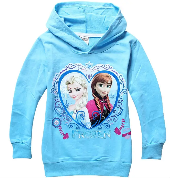 2014 New Hot Selling Frozen Frozen Elsa Princess Clothing For Girls  Sweatshirts Hooded Order Child Adhesive De D Cotton - Buy Algodón Adhesivo  Para Niños De Desgaste Product on 