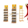 Metal Wire Snack Rack Hook Display Wire olives pickles relishes display Stand for supermarket retail store