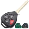 For Toyota alphard 4 button remote key With 4D67 Chip (Before 2005 year)