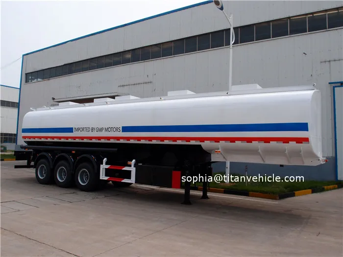 Titan 38000 Liters Fuel Tank Trailer Milk Tanker Stainless Steel Milk