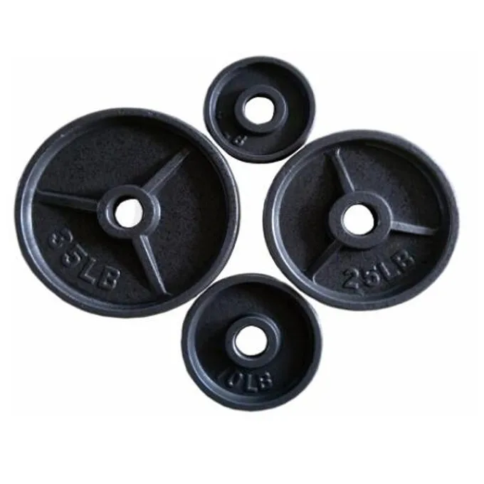Barbell Weight Plates 2 Inch Hole Solid Cast Iron Barbell Weight Plates