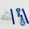 Universal Alloy Mount Bonnet Hood Pin Pins Lock Latch Kit Racing Car Motorcycle