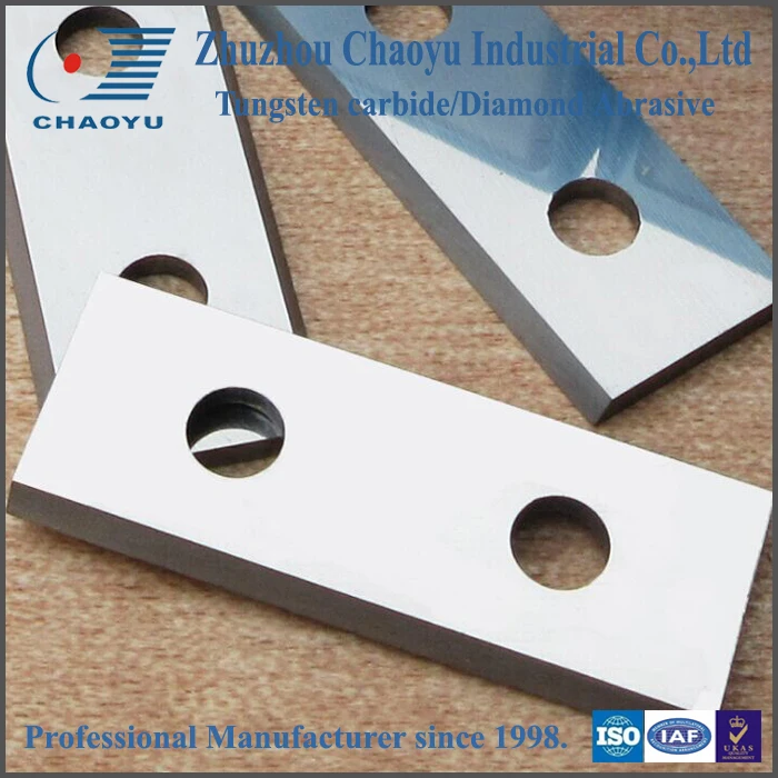 60*12*1.5 Mm Tungsten Carbide Planer Blades For Portable Wood Planer