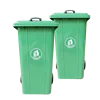 Recycling waterproof garden rubbish storage trash bin