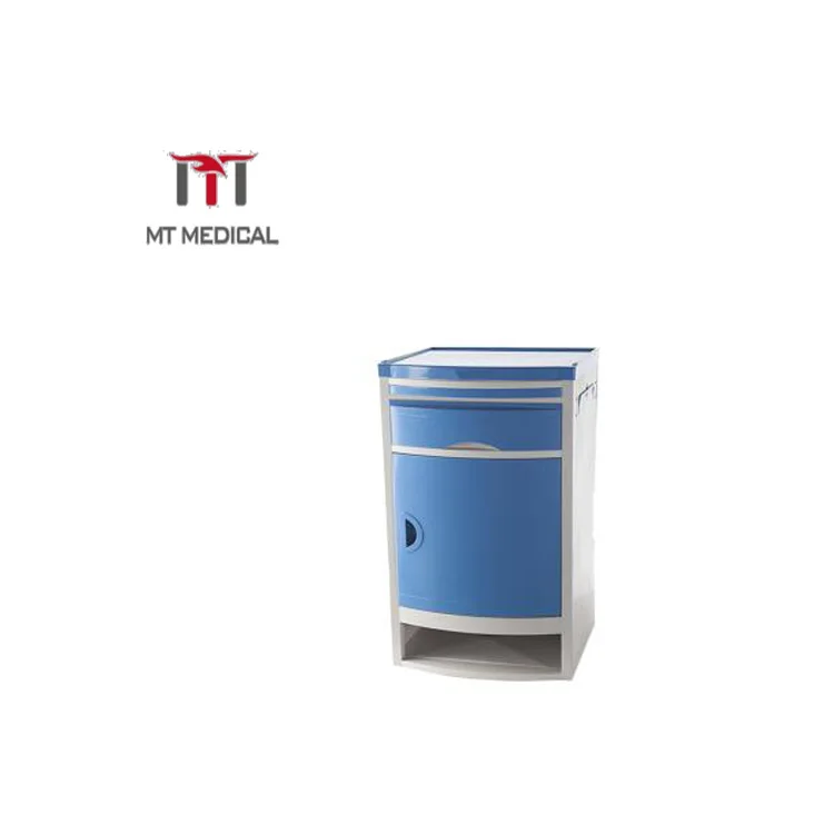 High Quality Hospital Movable ABS Bedside Storage Shoebox Cabinet