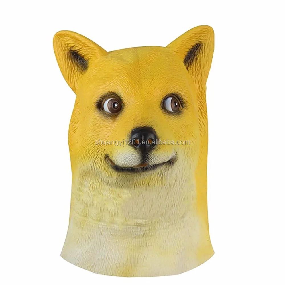 ハロウィーンのための面白いかわいいコスチュームコスプレ犬動物の頭ラテックスマスク Buy 犬動物マスク フル犬ヘッドマスク用パーティー 完全な頭部ラテックス動物マスク面白い Product On Alibaba Com