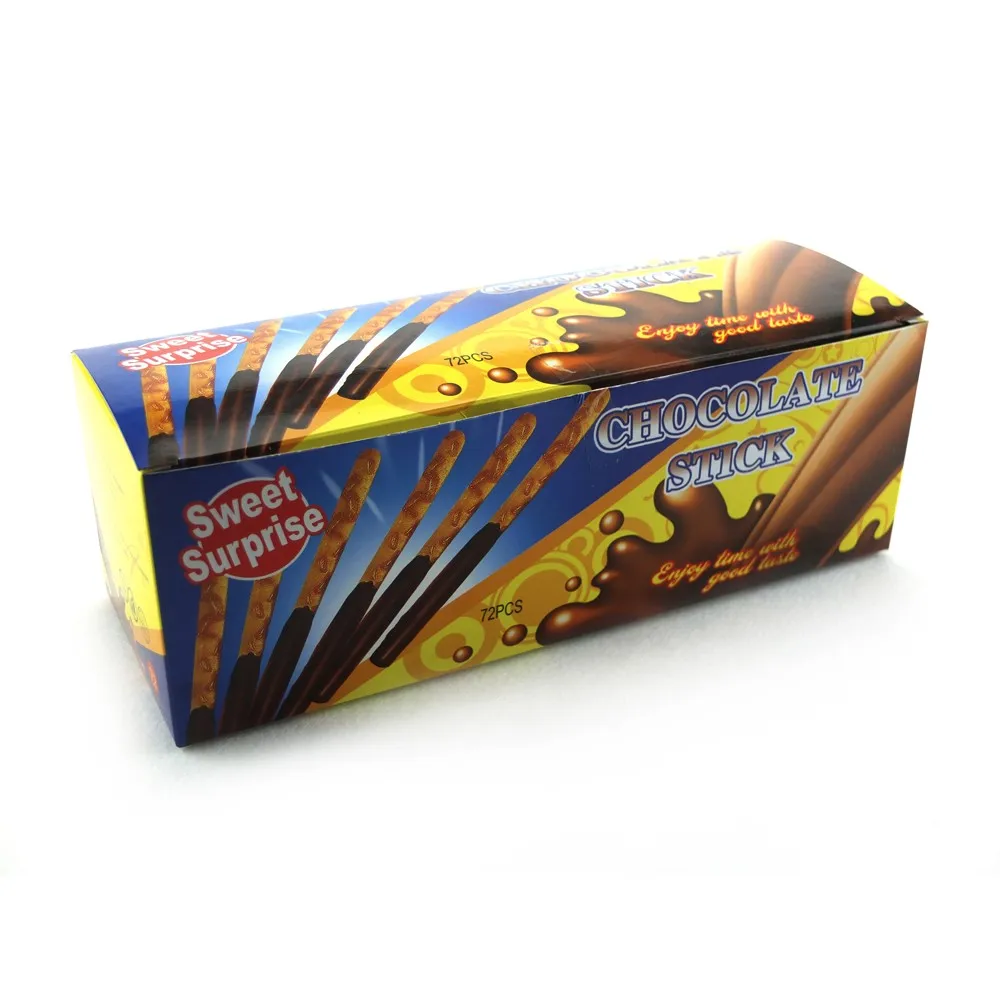 Ct 013 Box Packing Halal Crispy Yummy Finger Biscuits Chocolate Cream