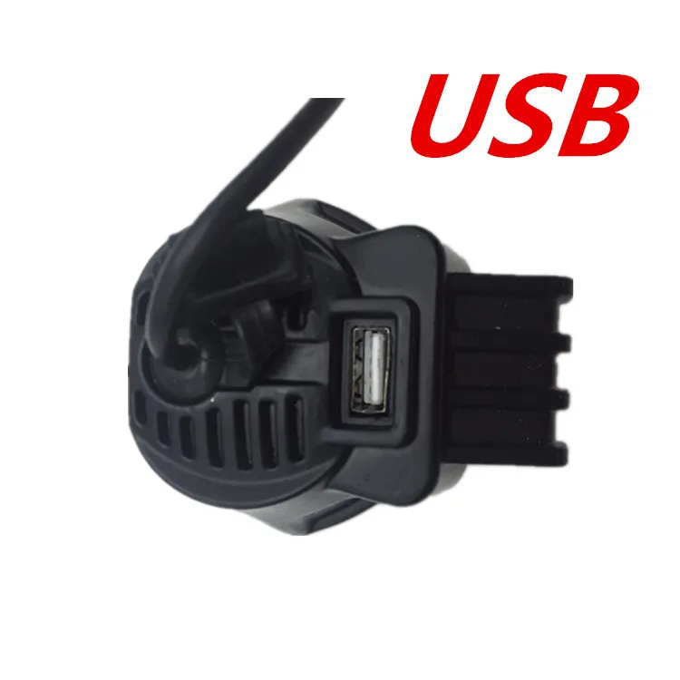 La motocicleta llevó la luz antiniebla 20W llevó la luz roja azul de la motocicleta del ojo del ángel del flash 12v con USB