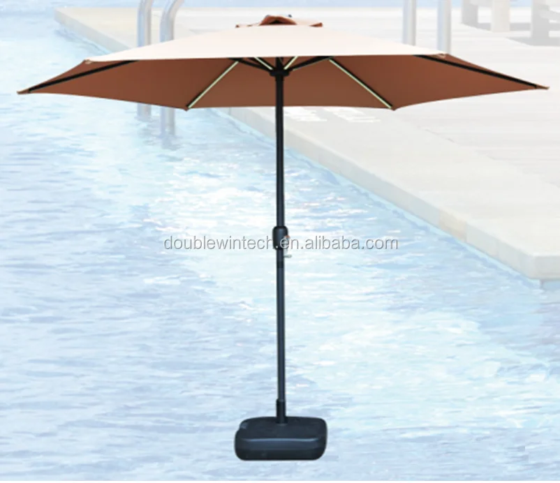 Cheap Solar Charger 2 7m Patio Umbrella With Led Bars And Usb Charging Port Buy 2 7m Diameter Solar Patio Umbrella Handle Crank Mobile Solar Charger Solar Patio Umbrella With Waterproof Charging Usb Port Product