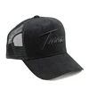 Wholesale cheap sport hats customize cap brand caps knit cotton hat 5 panel curved brim flat bill trucker