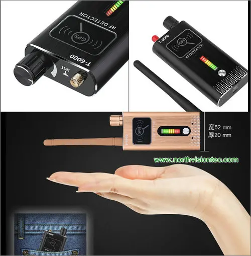 1500mah 8meter Dual Signal Gps Tracker Rf Detector Sound Alarm Gsm