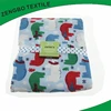 Most popular polyester fashionable owl printing coral fleece blankets with CE certificate