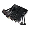 32pcs Black wholesale professional makeup brush set with PU bag