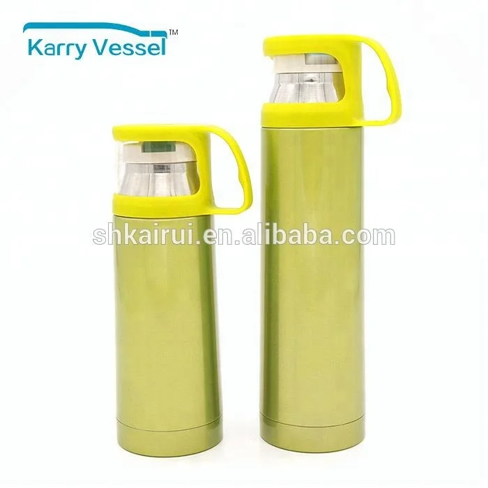 Flask Double Wall Coffee Mug Vacuum Insulated Stainless Steel Water Bottle