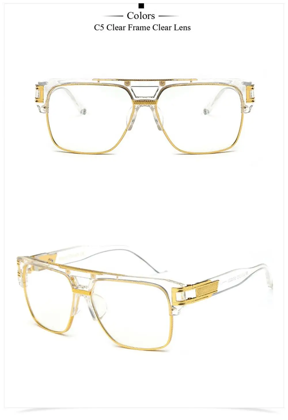 clear rimless eyeglasses