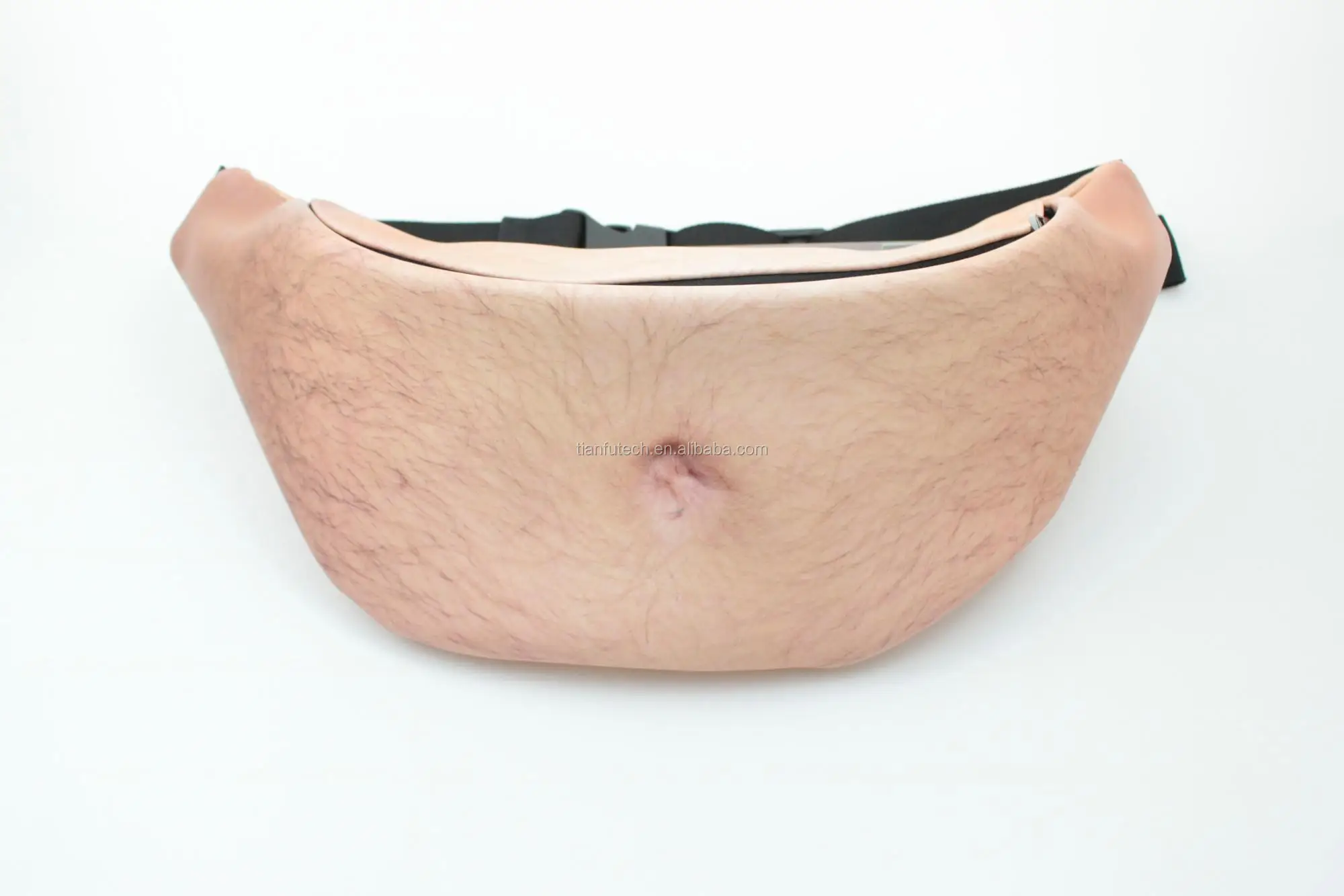 3D Beer Belly Waist Pocket Fanny Pack and Top Prank Gag Gift