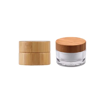Download Bamboo Lid Glass Jar Bamboo Lid Cosmetic Jar glass ...