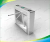 Stainless Steel Access Control Tripod Turnstile Gate With Card Fingerprint Reader
