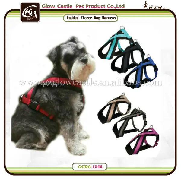 fleece dog harness