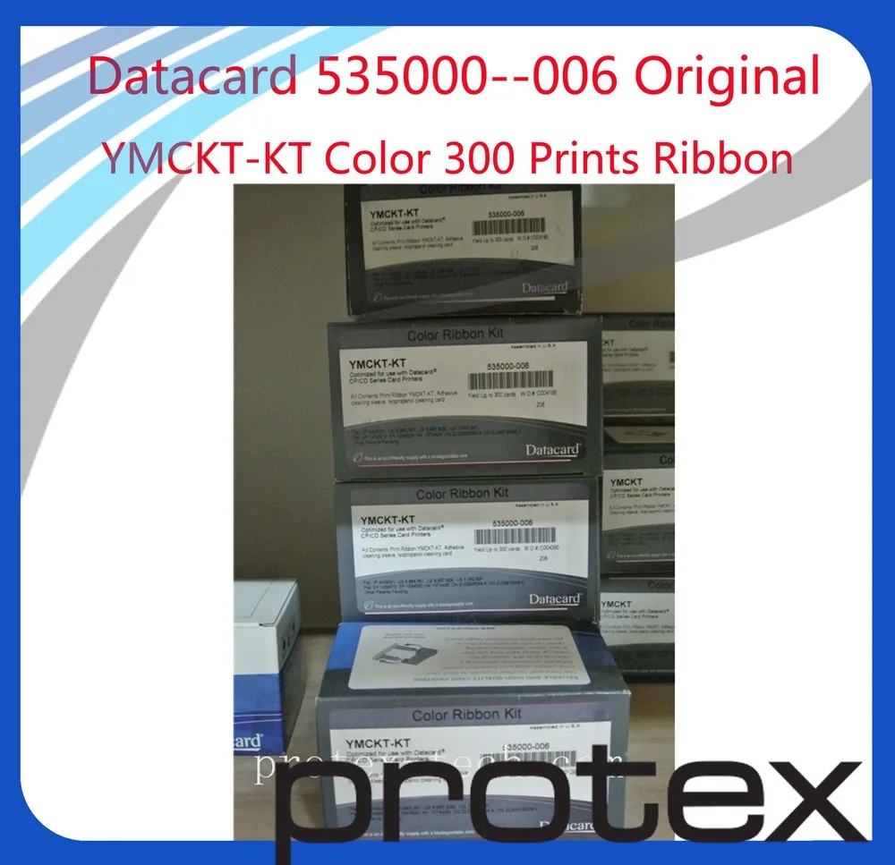 Datacard Original Color Ribbon 535000-006 - Buy Datacard Cp80 Ribbon ...