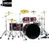 JW226-T114 Birch shell/Olive ash burl shell/Bubinga Pomelle Lacquer High-grade Drum Sets