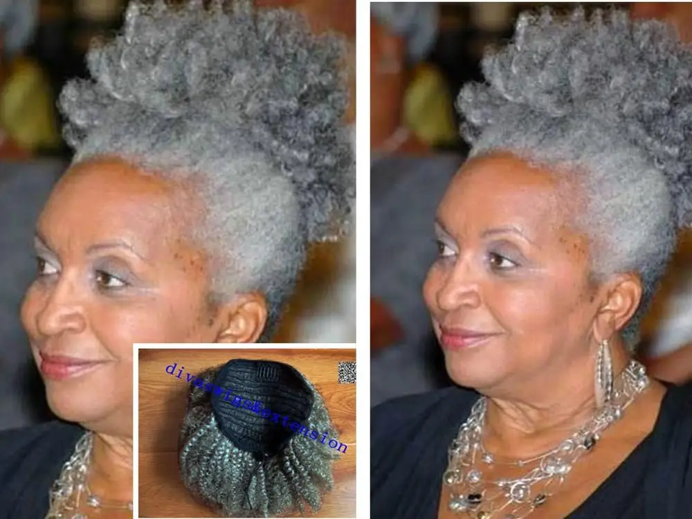 womens hair pieces for gray hair