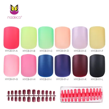 Nadeco Nails Supplies Salon Matt Solid Ultra Thin Fake Nail Tips Nadeco Nails Supplies Salon Matt Solid Ultra Thin Fake Nail Tips Free Art Design