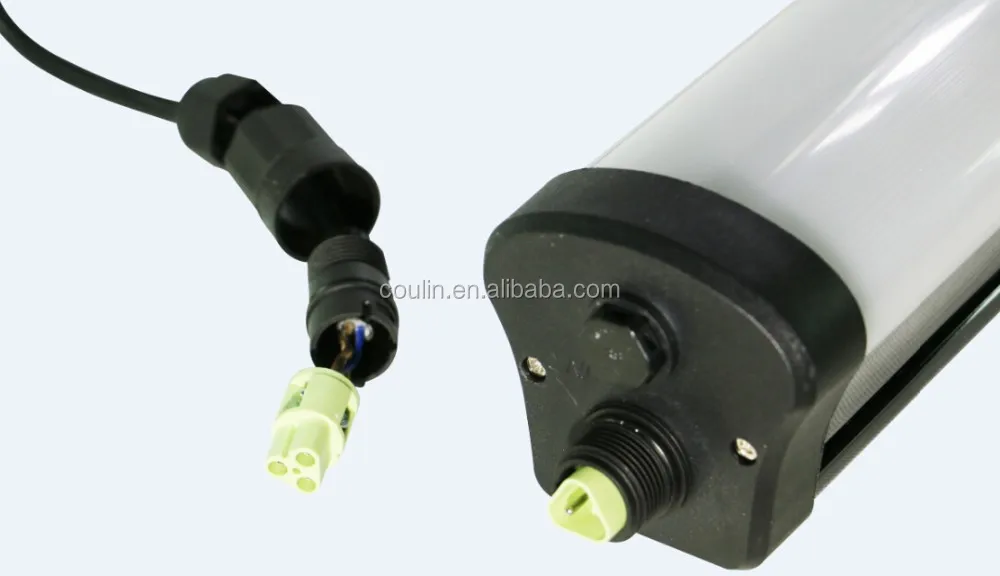 Coulin Epistar SMD2835 40W 1200mm 4ft black P65 fixture led tri-proof light