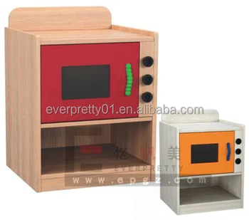 kids wooden microwave