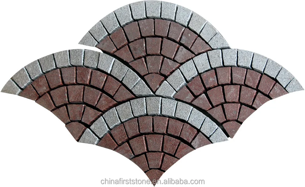 HZM-149 Improve Sales Granite Colorful Cheap Hexagon Shaped Paving Stone