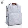 Lightweight with laptop Backpack for School College business Computer Felt Backpack for Lightweight Travel Light Gray