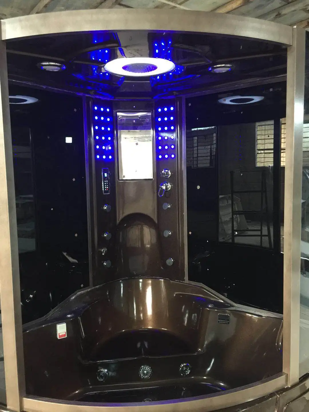 Picture of Luxury Steam Shower Cabin with TV - Modern & Eco-friendly