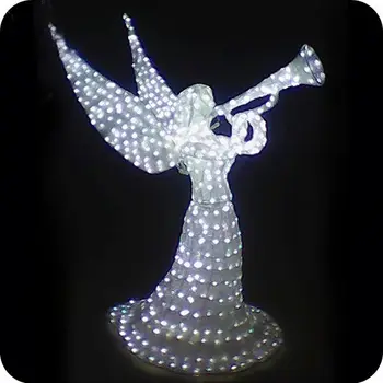 Outdoor Lighted Angel Yard Decorations Personalised Angel Christmas ...