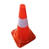 50cm new pvc material 29*29*cm base red safety cone
